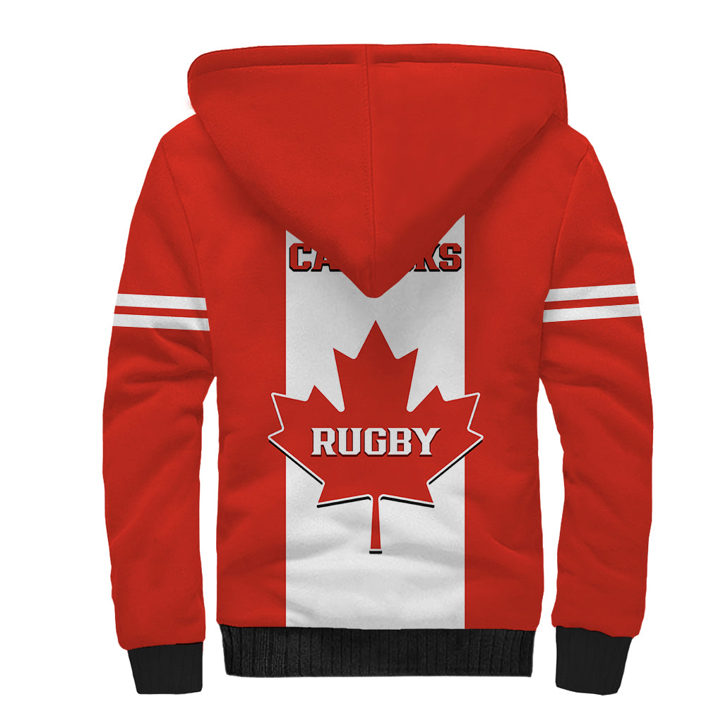 Canada Rugby Sherpa Hoodie Go Canucks Maple Leaf Pacific  2023 - Wonder Print Shop