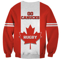 Canada Rugby Sweatshirt Go Canucks Maple Leaf Pacific  2023 - Wonder Print Shop