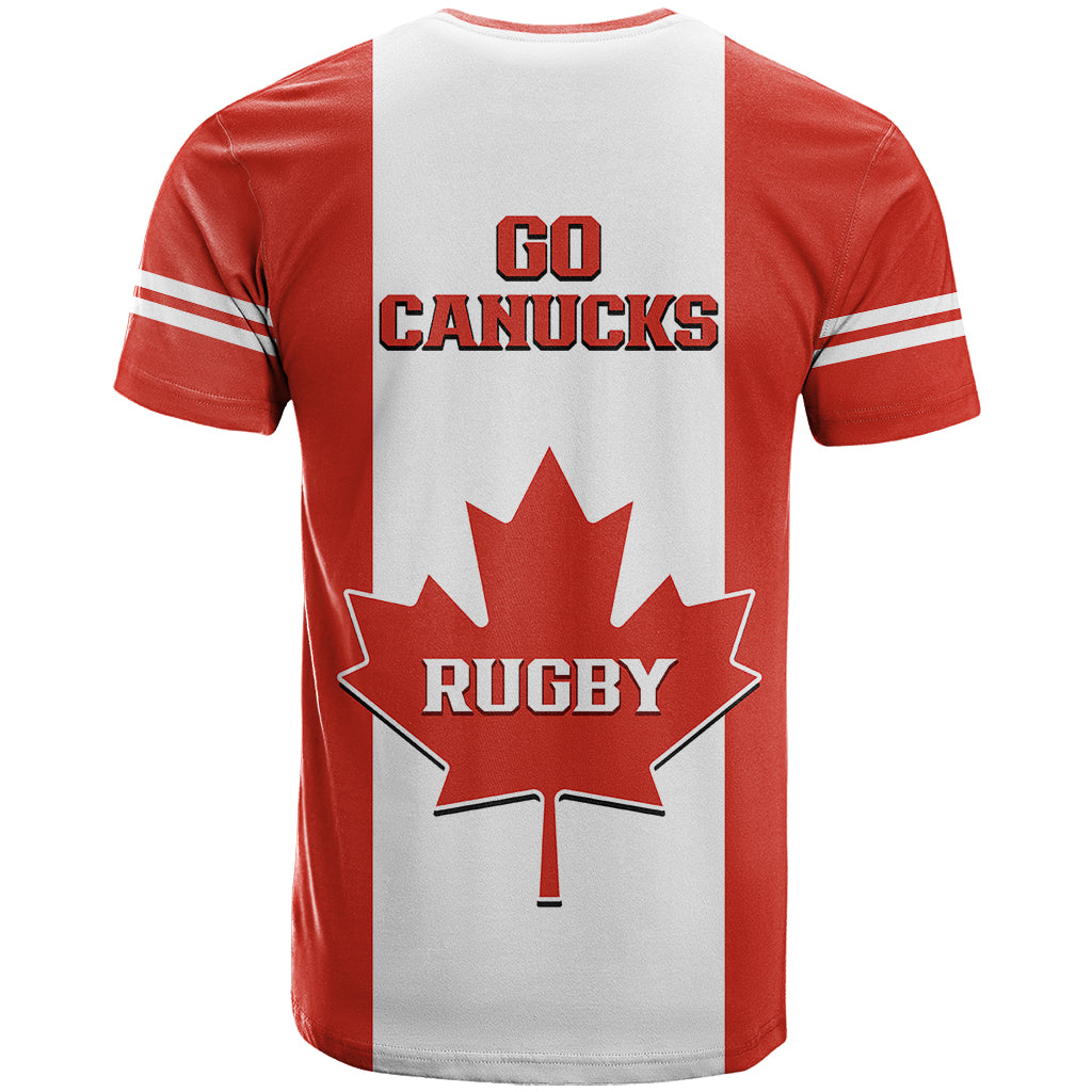 Canada Rugby T Shirt Go Canucks Maple Leaf Pacific  2023 - Wonder Print Shop