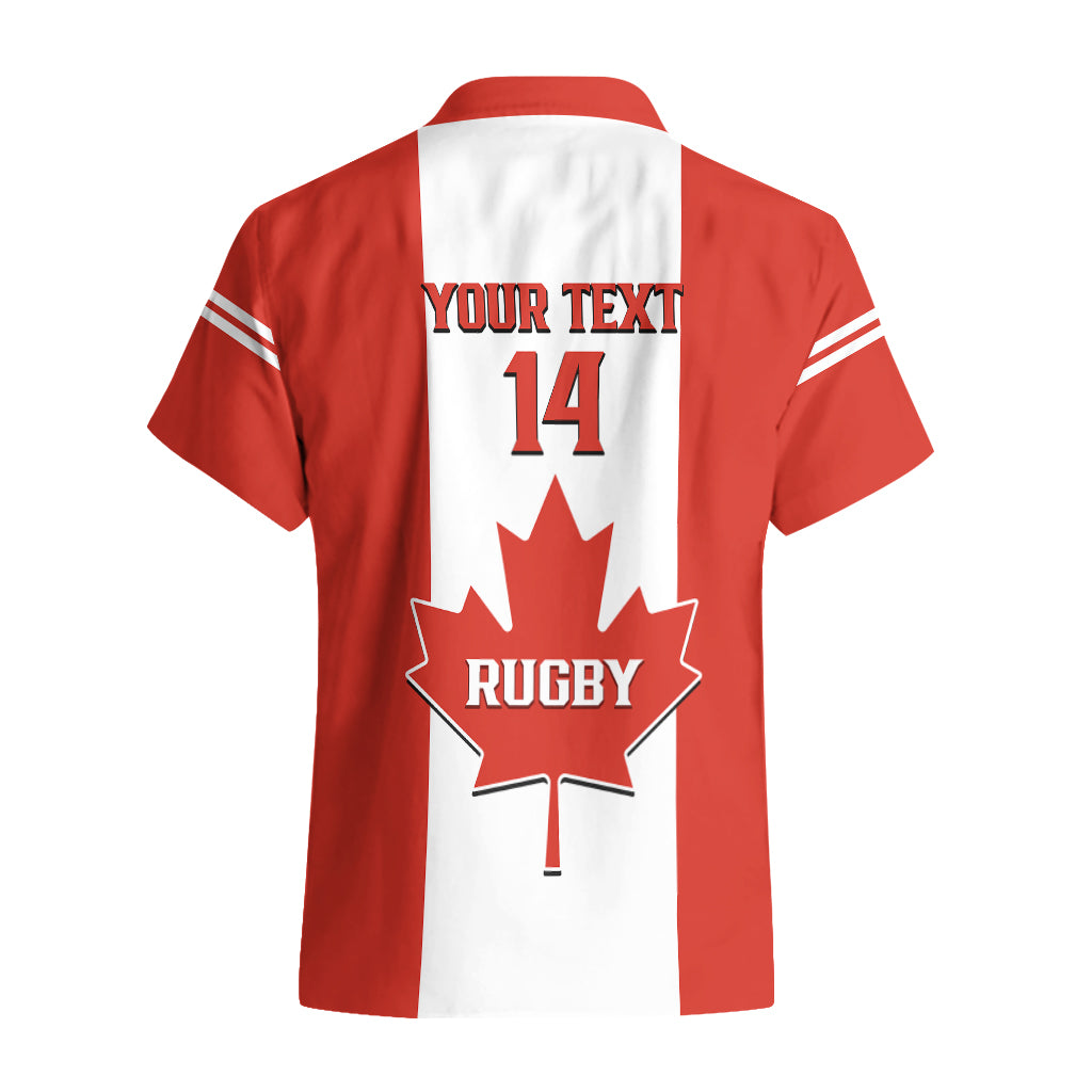 Personalised Canada Rugby Hawaiian Shirt Go Canucks Maple Leaf Pacific  2023 - Wonder Print Shop