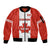 Personalised Canada Rugby Sleeve Zip Bomber Jacket Go Canucks Maple Leaf Pacific  2023 - Wonder Print Shop