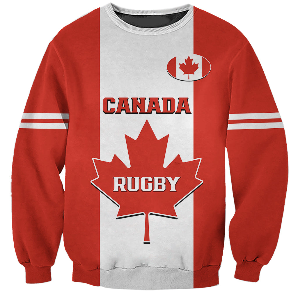 Personalised Canada Rugby Sweatshirt Go Canucks Maple Leaf Pacific  2023 - Wonder Print Shop
