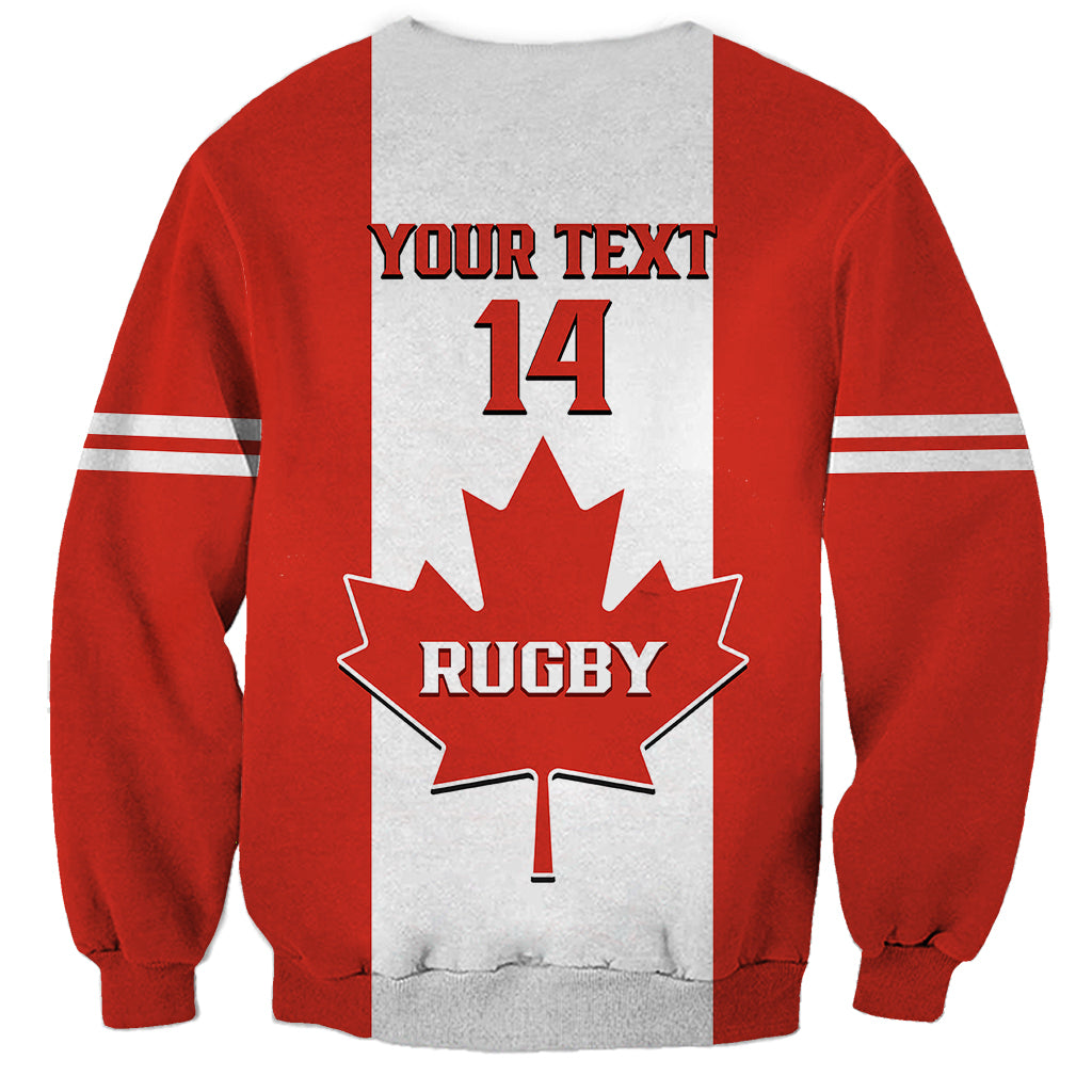 Personalised Canada Rugby Sweatshirt Go Canucks Maple Leaf Pacific  2023 - Wonder Print Shop