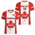 Personalised Canada Rugby Women V Neck T Shirt Go Canucks Maple Leaf Pacific  2023 - Wonder Print Shop