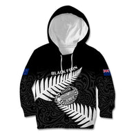 Aotearoa Rugby Kid Hoodie Go Black Fern Pacific NZ Maori 2023 - Wonder Print Shop