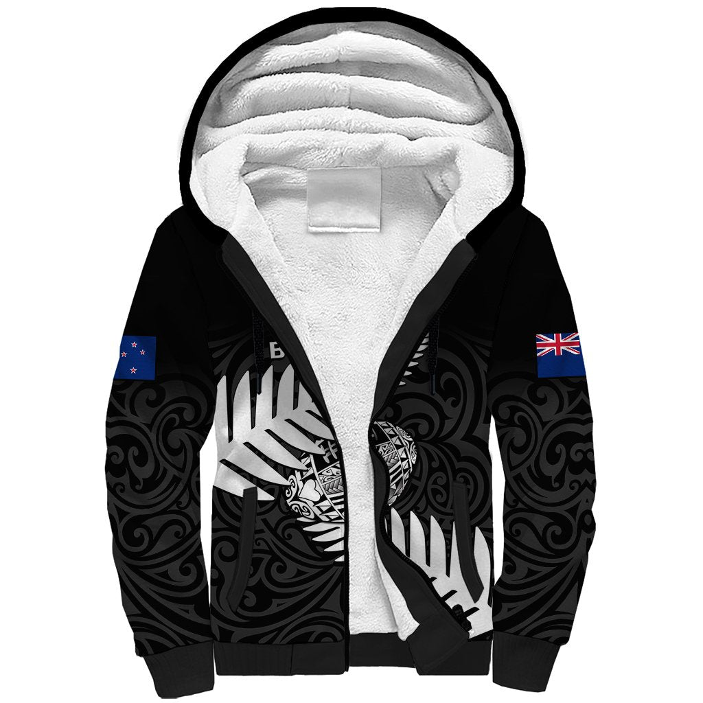 Aotearoa Rugby Sherpa Hoodie Go Black Fern Pacific NZ Maori 2023 - Wonder Print Shop