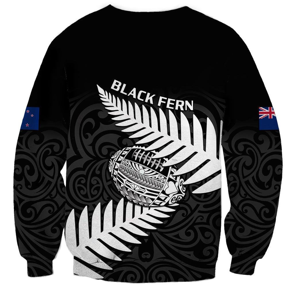 Aotearoa Rugby Sweatshirt Go Black Fern Pacific NZ Maori 2023 - Wonder Print Shop