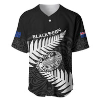 Personalised Aotearoa Rugby Baseball Jersey Go Black Fern Pacific NZ Maori 2023 - Wonder Print Shop