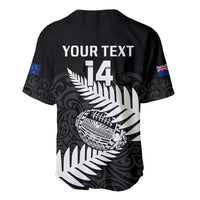 Personalised Aotearoa Rugby Baseball Jersey Go Black Fern Pacific NZ Maori 2023 - Wonder Print Shop