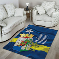 Curacao Flag Day Area Rug Felis Dia di Himno i Bandera