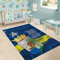 Curacao Flag Day Area Rug Felis Dia di Himno i Bandera
