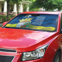 Curacao Flag Day Auto Sun Shade Felis Dia di Himno i Bandera