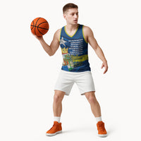 Personalized Curacao Flag Day Basketball Jersey Felis Dia di Himno i Bandera