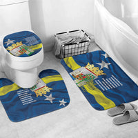 Curacao Flag Day Bathroom Set Felis Dia di Himno i Bandera