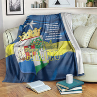 Curacao Flag Day Blanket Felis Dia di Himno i Bandera