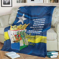 Curacao Flag Day Blanket Felis Dia di Himno i Bandera