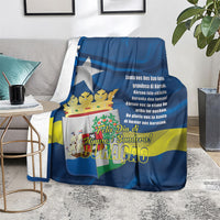Curacao Flag Day Blanket Felis Dia di Himno i Bandera