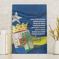 Curacao Flag Day Canvas Wall Art Felis Dia di Himno i Bandera
