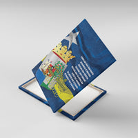 Curacao Flag Day Canvas Wall Art Felis Dia di Himno i Bandera