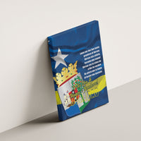 Curacao Flag Day Canvas Wall Art Felis Dia di Himno i Bandera