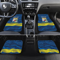 Personalized Curacao Flag Day Car Mats Felis Dia di Himno i Bandera