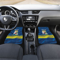Personalized Curacao Flag Day Car Mats Felis Dia di Himno i Bandera