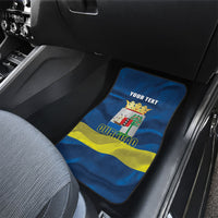 Personalized Curacao Flag Day Car Mats Felis Dia di Himno i Bandera