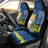 Curacao Flag Day Car Seat Cover Felis Dia di Himno i Bandera