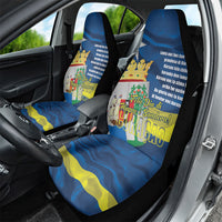 Curacao Flag Day Car Seat Cover Felis Dia di Himno i Bandera