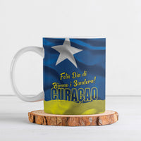 Curacao Flag Day Ceramic Mug Felis Dia di Himno i Bandera