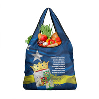Curacao Flag Day Grocery Bag Felis Dia di Himno i Bandera
