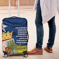 Curacao Flag Day Luggage Cover Felis Dia di Himno i Bandera