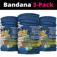 Curacao Flag Day Neck Gaiter Felis Dia di Himno i Bandera