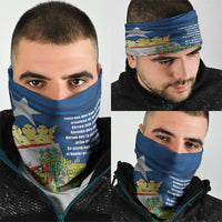 Curacao Flag Day Neck Gaiter Felis Dia di Himno i Bandera