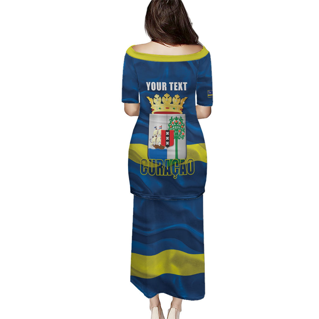 Personalized Curacao Flag Day Puletasi Felis Dia di Himno i Bandera