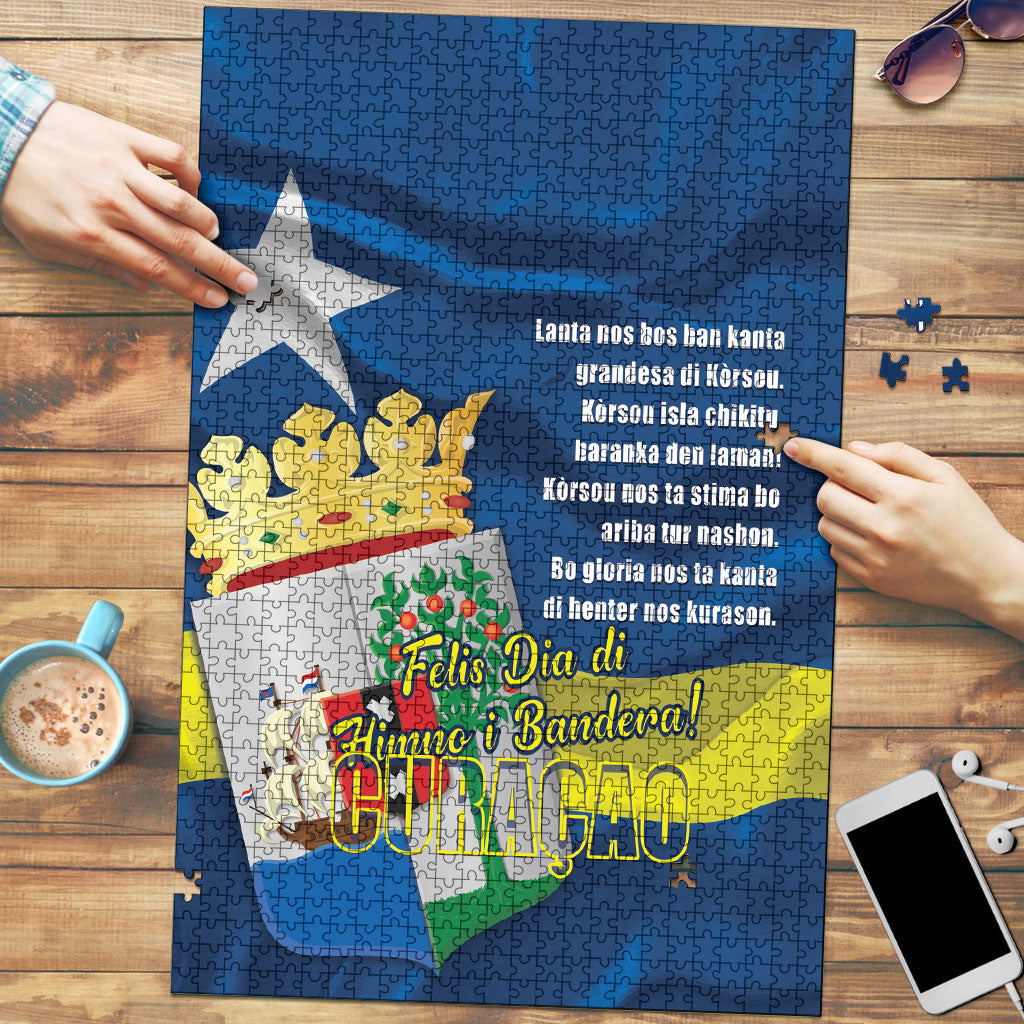 Curacao Flag Day Puzzle Felis Dia di Himno i Bandera