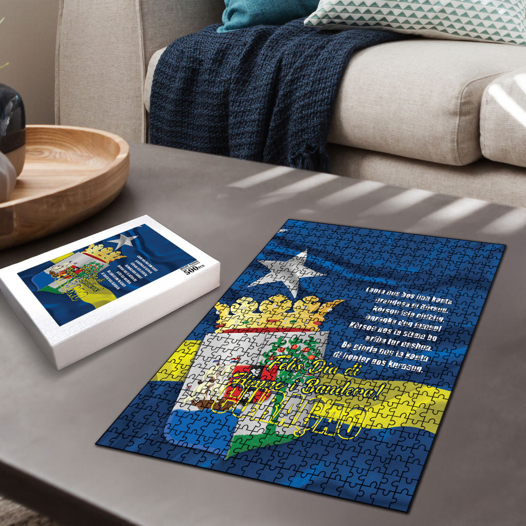 Curacao Flag Day Puzzle Felis Dia di Himno i Bandera
