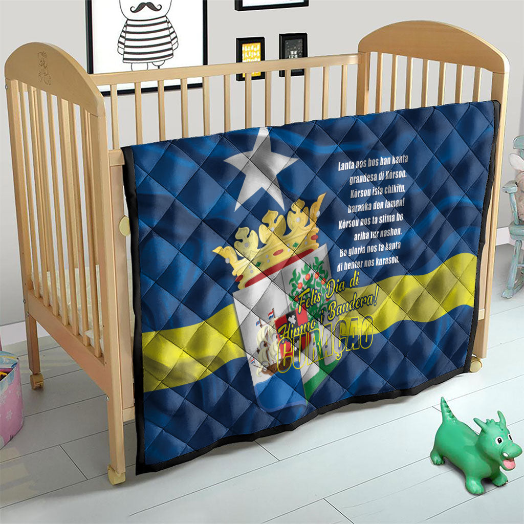 Curacao Flag Day Quilt Felis Dia di Himno i Bandera