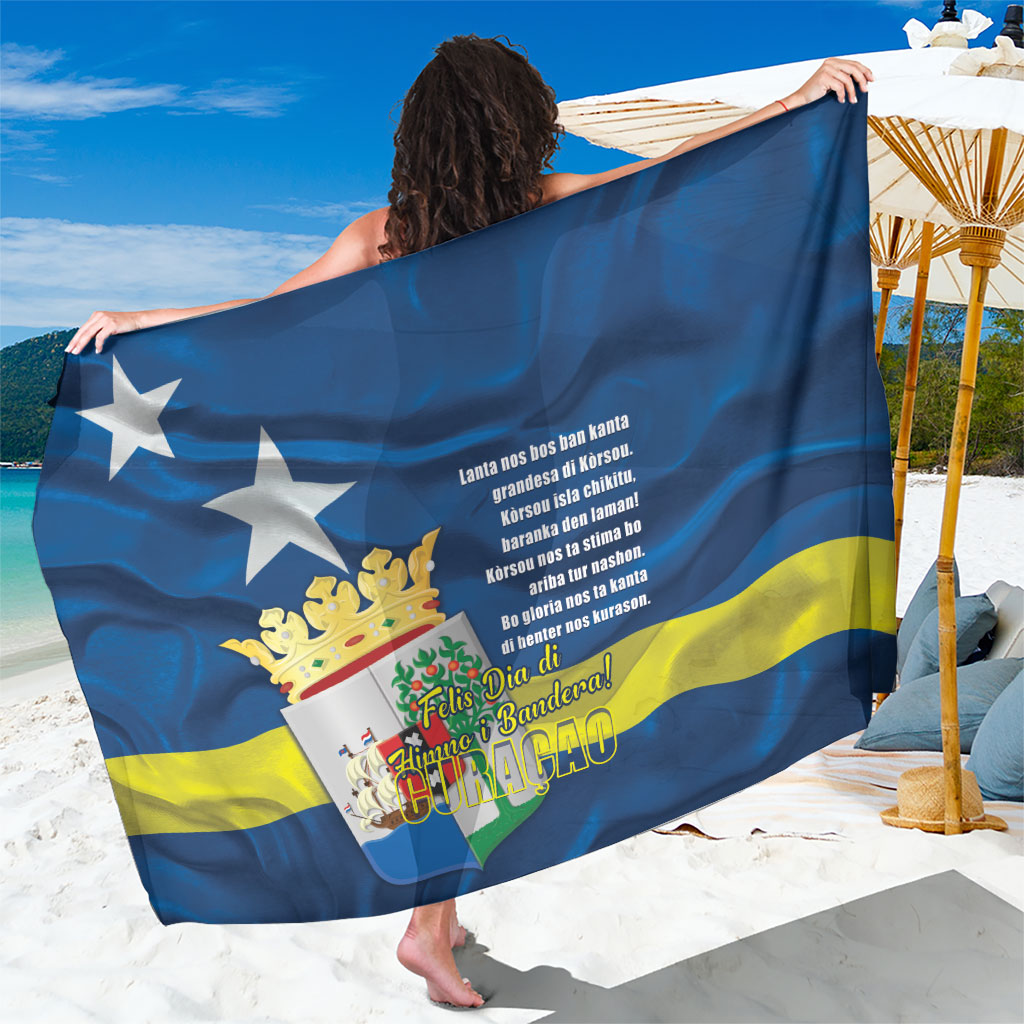 Curacao Flag Day Sarong Felis Dia di Himno i Bandera