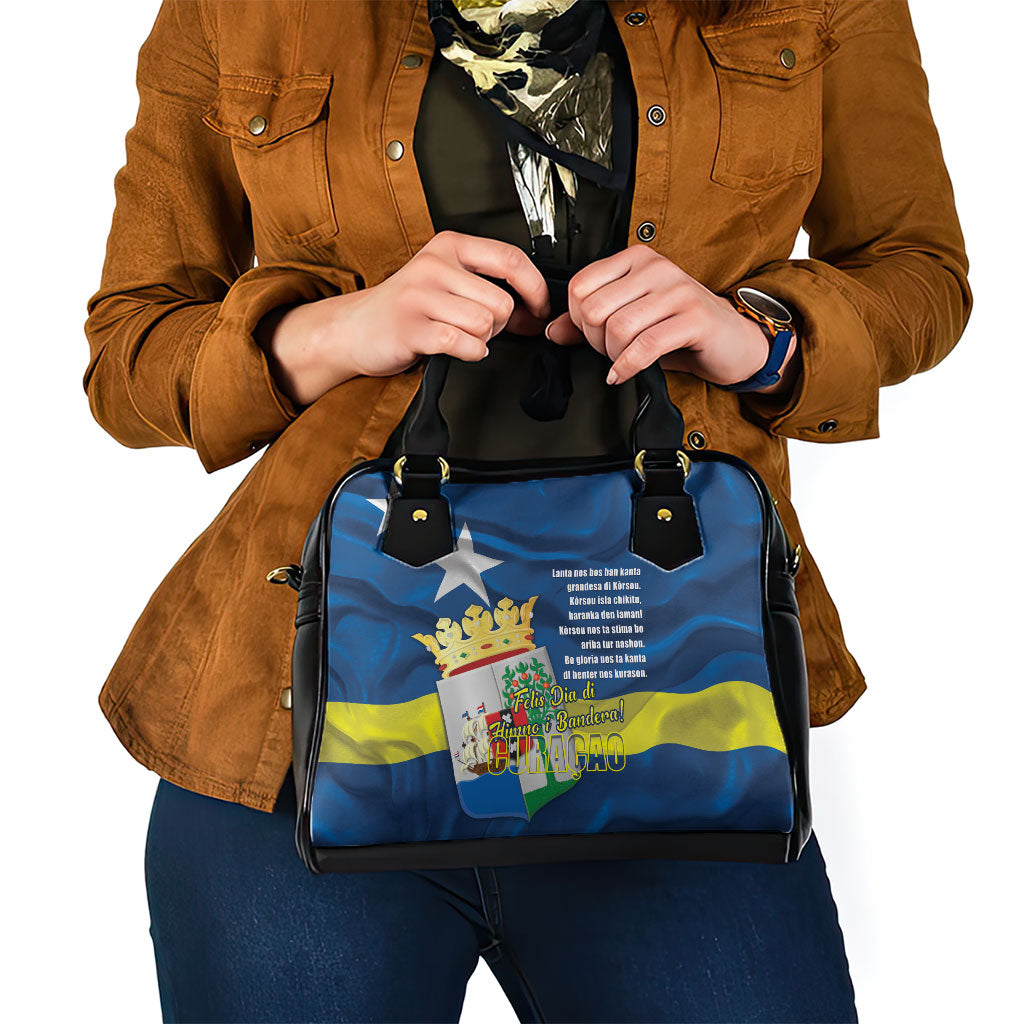 Curacao Flag Day Shoulder Handbag Felis Dia di Himno i Bandera