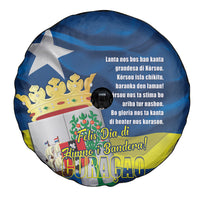 Curacao Flag Day Spare Tire Cover Felis Dia di Himno i Bandera