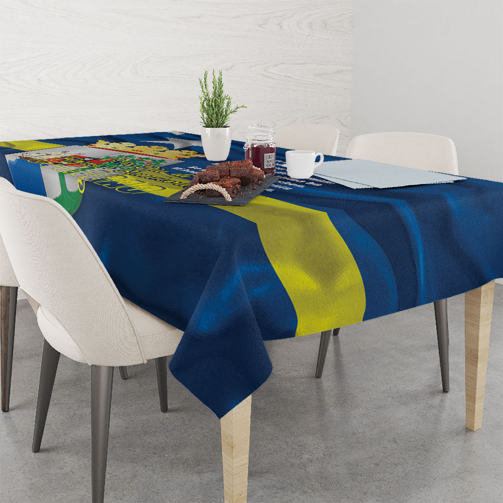 Curacao Flag Day Tablecloth Felis Dia di Himno i Bandera