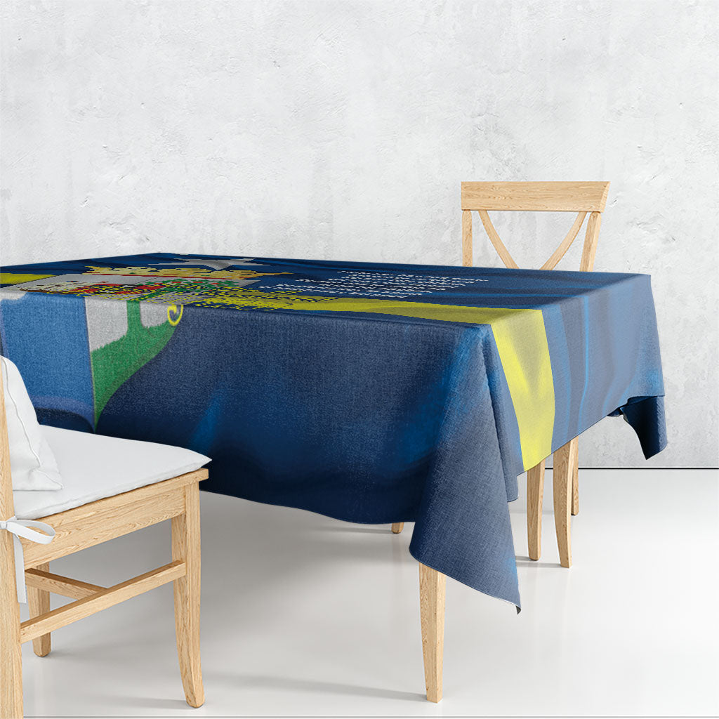 Curacao Flag Day Tablecloth Felis Dia di Himno i Bandera