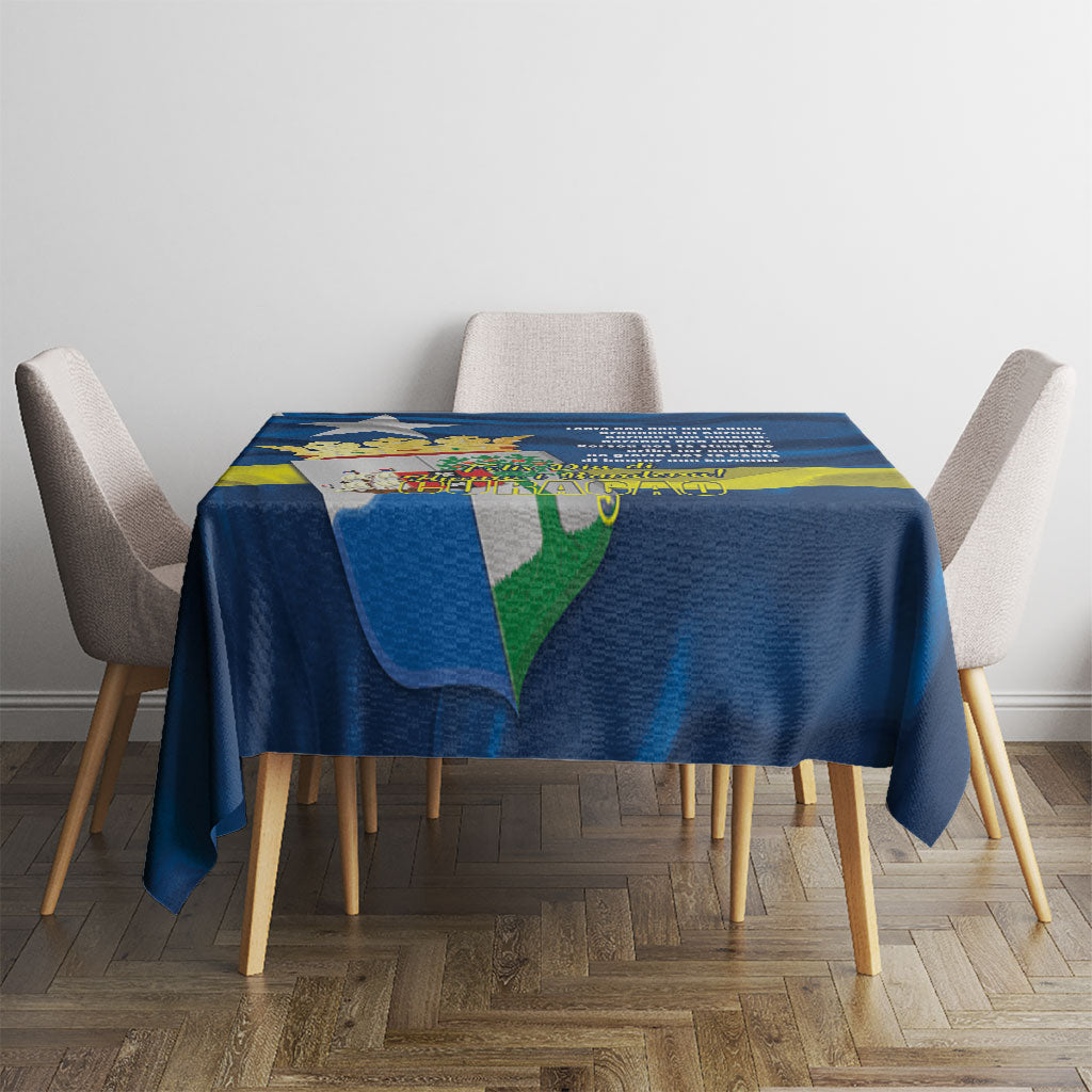 Curacao Flag Day Tablecloth Felis Dia di Himno i Bandera