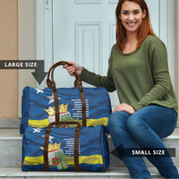 Curacao Flag Day Travel Bag Felis Dia di Himno i Bandera
