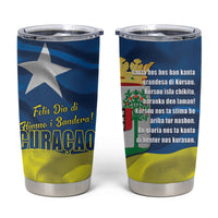 Curacao Flag Day Tumbler Cup Felis Dia di Himno i Bandera