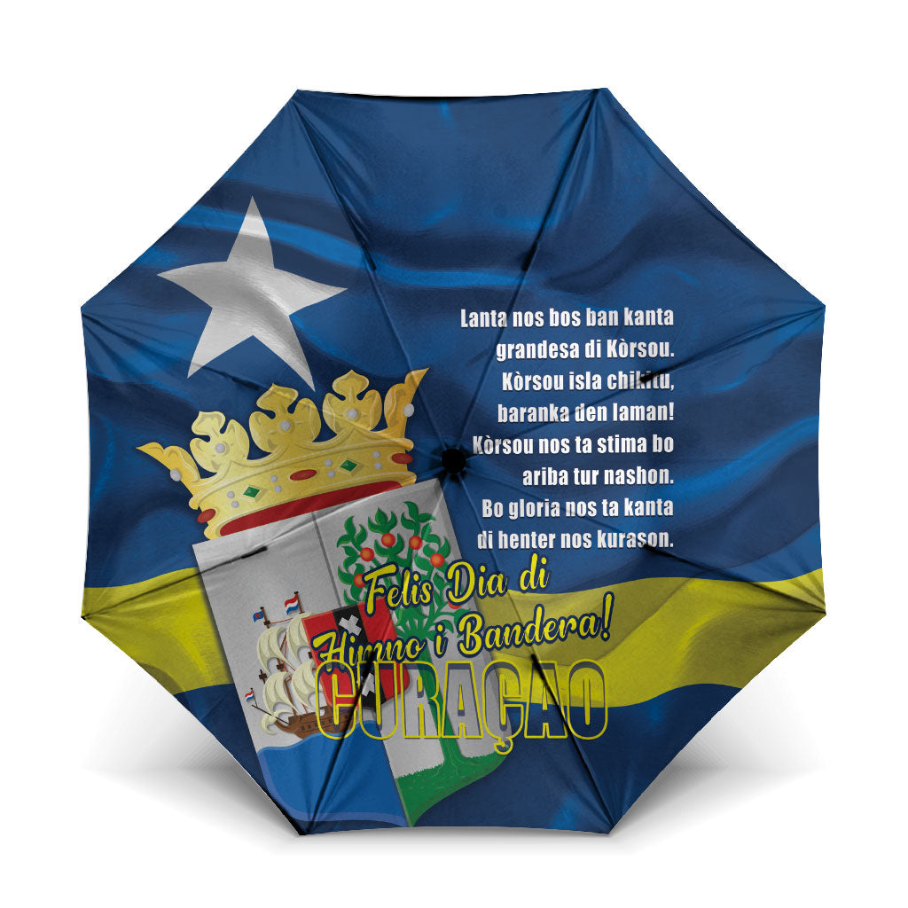 Curacao Flag Day Umbrella Felis Dia di Himno i Bandera