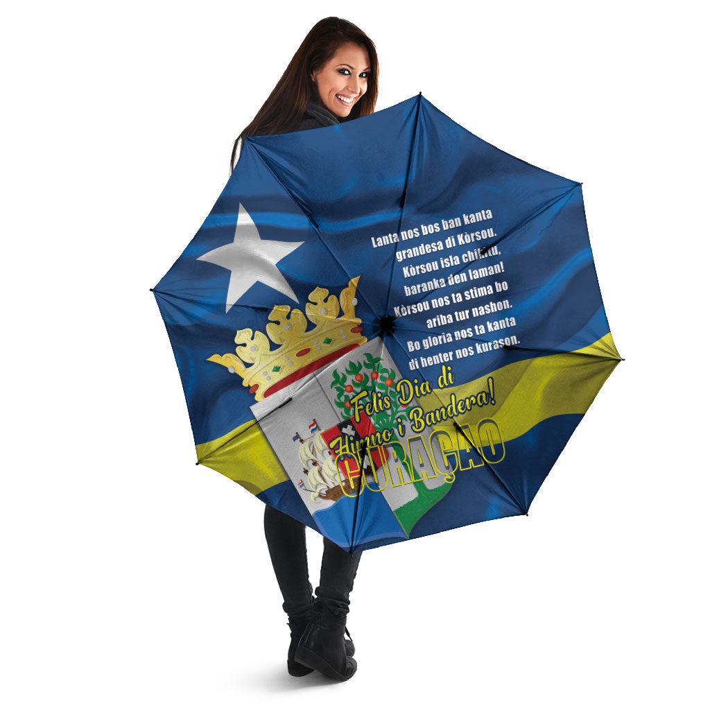 Curacao Flag Day Umbrella Felis Dia di Himno i Bandera