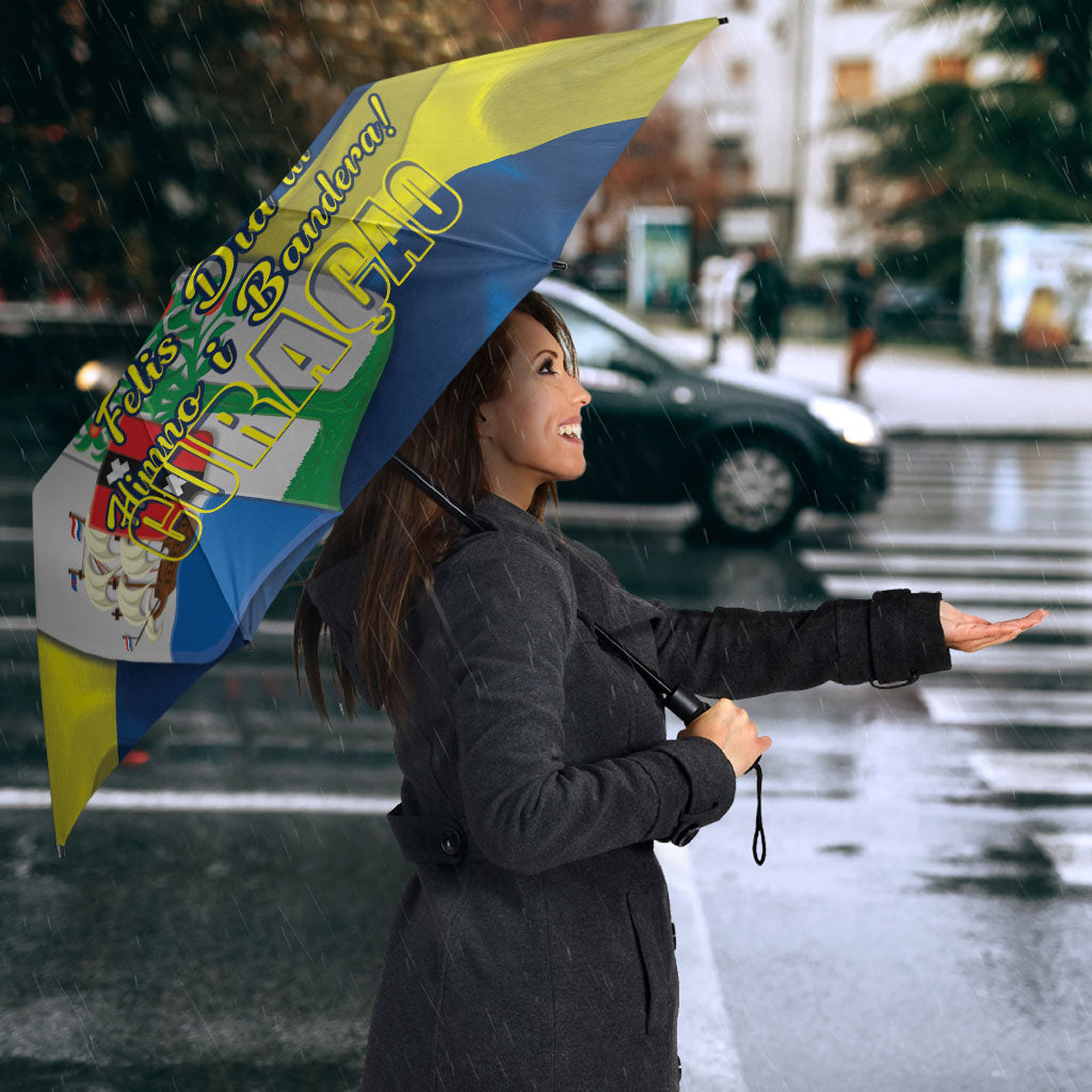 Curacao Flag Day Umbrella Felis Dia di Himno i Bandera