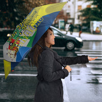 Curacao Flag Day Umbrella Felis Dia di Himno i Bandera